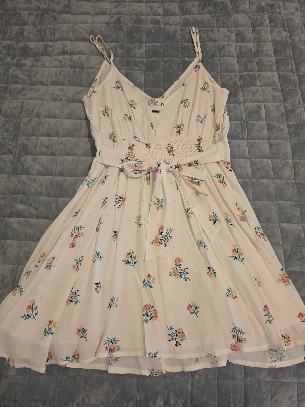 O'Neill White Floral Mini Dress - Picture 2 of 3